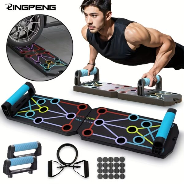 Multifunctional Push-up Board – Chest, Triceps, Shoulder, and Back Strength Training Equipment